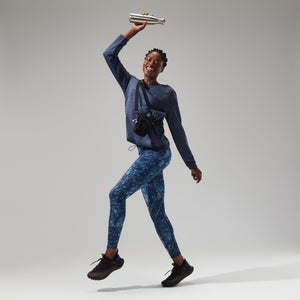 Women's Zannia 7/8 Legging - Blue/Dark Blue