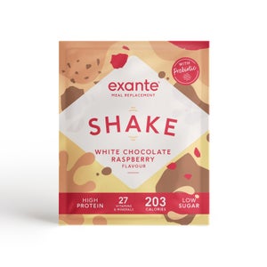 White Chocolate & Raspberry Flavour Low Sugar Meal Replacement Shake