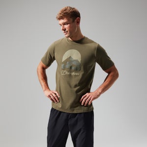 Edale MTN Short Sleeve T-Shirt für Herren - Dunkelgrün
