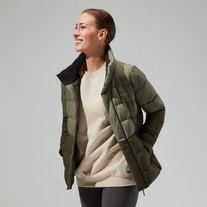 Rosthwaite Reflect Daunen Jacke für Damen - Grün/Dunkelgrün