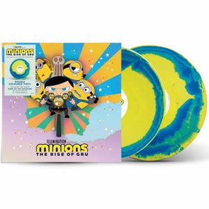 Minions: The Rise of Gru Limited Edition Yellow/Blue Swirl Vinyl 2LP
