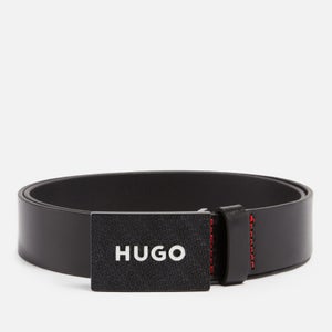 HUGO Gilao-Z Logo-Detailed Leather Belt