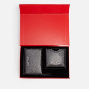 Valentino Zenzero Faux Leather Mirror and Wallet Set