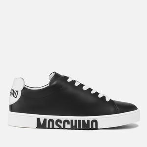 Moschino Women's Logo Sneakers - Black/White