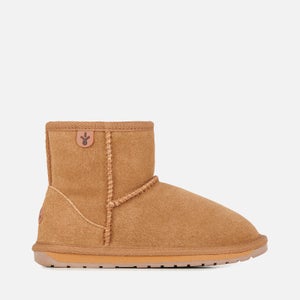 EMU Australia Kids Shearling-Lining Suede Ankle Boots