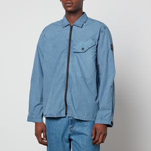 BOSS Orange Lool Logo-Patched Brushed Shell Jacket