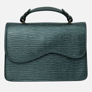 HVISK Renei Metallic Faux Textured-Leather Bag