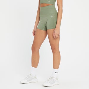 MP ženske Shape Booty kratke hlače bez šavova - isprano zelena boja žada