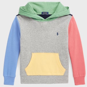 Polo Ralph Lauren Boys' Colour-Blocked Cotton-Jersey Hoodie