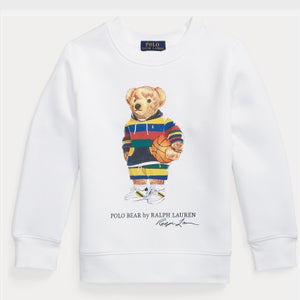 Polo Ralph Lauren Boys' Basketball Bear Cotton-Blend Sweatshirt