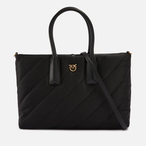 Pinko Maxi Puff Quilted Shell Tote Bag
