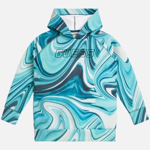 Guess Marbled Jersey Long Sleeve Hoodie