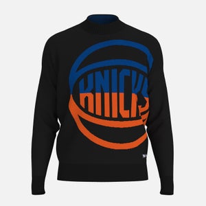 BOSS X NBA NY Knicks Wool-Blend Intarsia-Knit Jumper