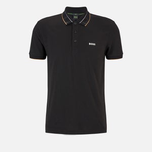 Hugo Boss Paule Contrast Trim Cotton-Blend Polo Shirt