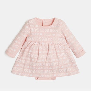 Guess Girls' Logo-Print Cotton Dress