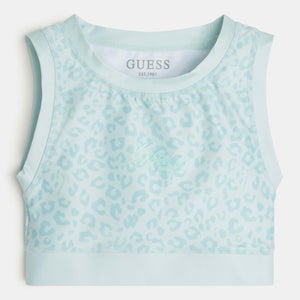 Guess Girls' Active Leopard Print Jersey Top