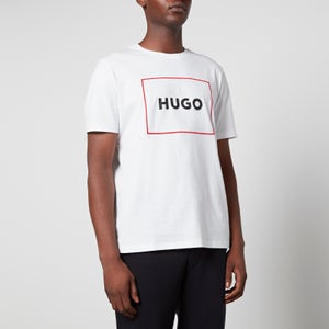 HUGO Dumex Embroidered Cotton-Jersey T-Shirt
