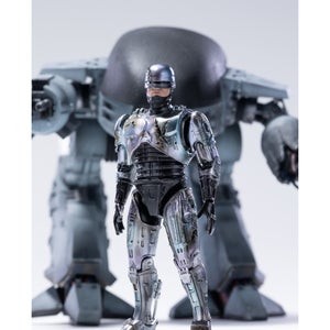 HIYA Toys Robocop 1/18 Scale Battle Damaged RoboCop vs ED-209 (SDCC 2022 Exclusive)