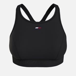 Tommy Sport Logo-Detailed Stretch Sports Bra
