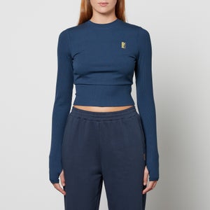 P.E Nation Free Play Ribbed-Jersey Top