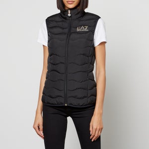 Emporio Armani EA7 Logo-Print Shell Gilet
