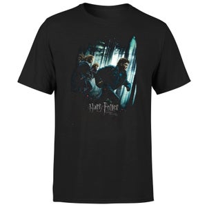 Camiseta unisex Las reliquias de la muerte - Parte 1 de Harry Potter - Negro