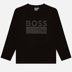 Hugo Boss Boys' Logo-Detailed Cotton-Jersey Top