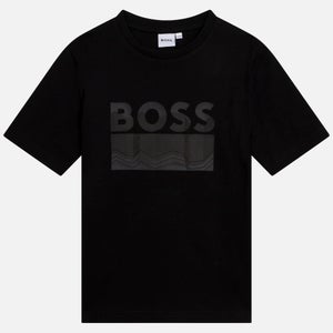 Hugo Boss Boys Logo-Detailed Cotton-Jersey Top