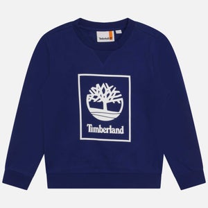 Timberland Kids’ Fleece-Back Cotton-Blend Jersey Jumper
