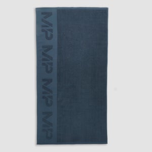 Stort håndklæde - røg blå