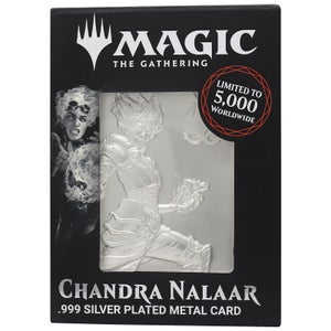 Fanattik Magic the Gathering Limited Edition .999 Silver Plated Chandra Nalaar Metal Collectible