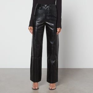 ROTATE Birger Christensen Rotie Faux Leather Trousers