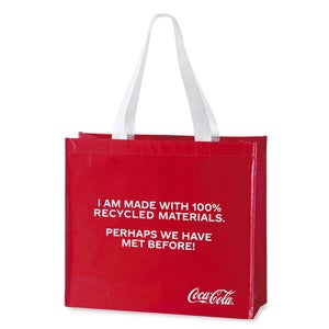 Coca-Cola Red Recycled Shopping Bag