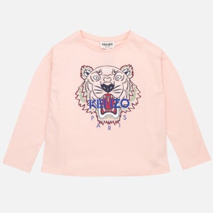 KENZO Girls Long Sleeve Cotton-Jersey T-Shirt