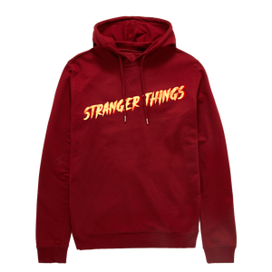 Felpa con logo alternativo di Stranger Things - Borgogna