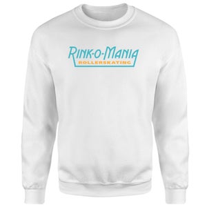 Sweatshirt Stranger Things Rollerskating - Blanc