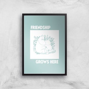 Moomins Collection Moomins Friendship Grows Here Giclee Art Print