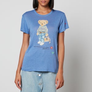 Polo Ralph Lauren Polo Bear Linen-Jersey T-shirt