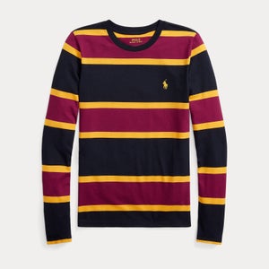 Polo Ralph Lauren Varsity Striped Cotton-Jersey T-Shirt