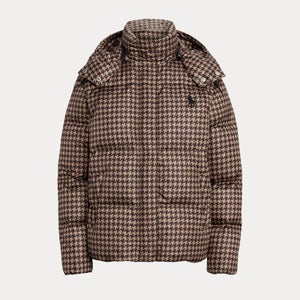 Polo Ralph Lauren Carly Houndstooth Shell Coat