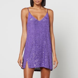 In the Mood for Love New York Sequined Mesh Mini Dress