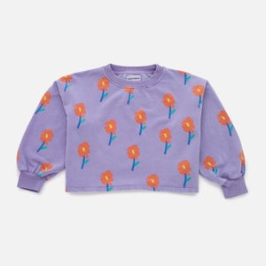 BoBo Choses Kid's Floral-Print Stretch Organic Cotton-Jersey Sweatshirt