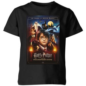 Camiseta para niño La piedra filosofal de Harry Potter - Negro