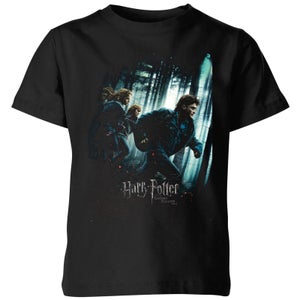 Harry Potter Deathly Hallows Part 1 Kids' T-Shirt - Black