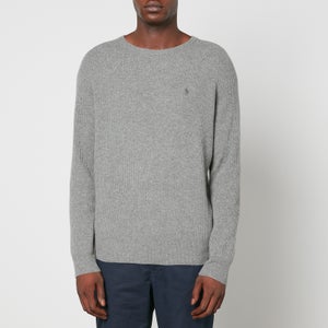 Polo Ralph Lauren Logo-Embroidered Ribbed Wool Jumper