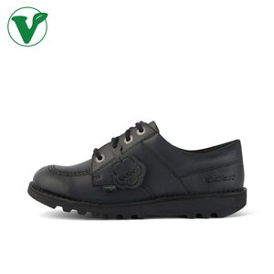 Youth Unisex Kick Lo Vegan Plant-Based Material Black