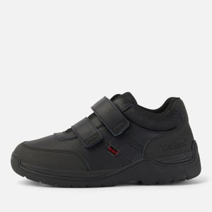 Junior Boys Stomper Mid Leather Black