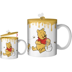 Disney Winnie the Pooh Hunny Ceramic Mug with Sculpted Lid