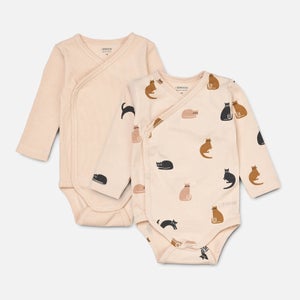 Liewood Baby Hali Two-Pack Cotton-Blend Bodysuits