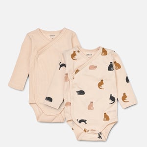 Liewood Baby Hali Two-Pack Cotton-Blend Bodysuits
